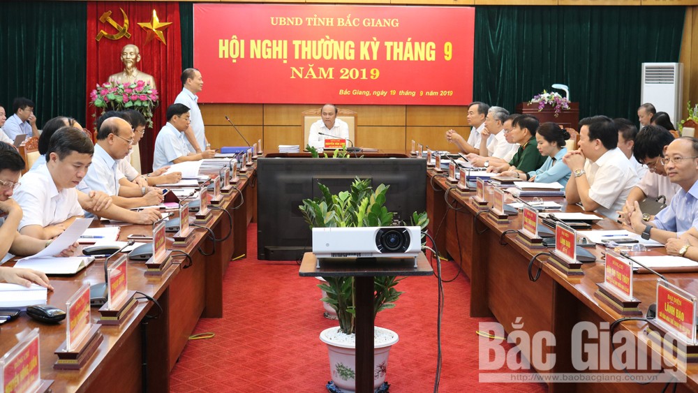 Một Hội nghị của Ủy ban nhân dân tỉnh Bắc Giang