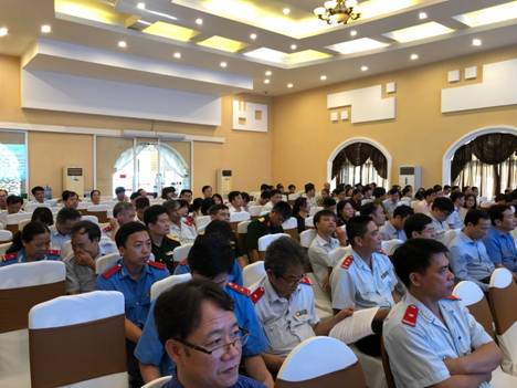 Các đại biểu dự Hội nghị tập huấn Thanh tra tỉnh Hải Dương