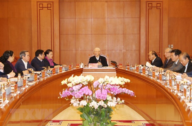  Tổng Bí thư, Chủ tịch nước Nguyễn Phú Trọng chủ trì phiên họp