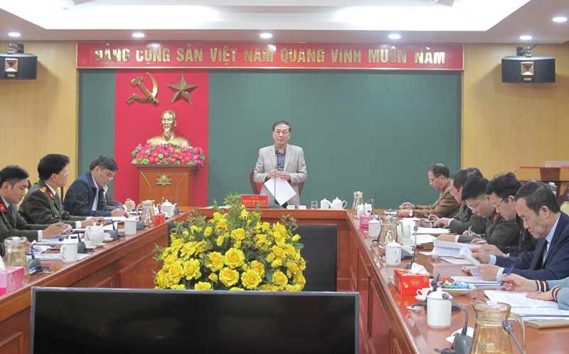 Một hội nghị của Tỉnh ủy Thái Nguyên