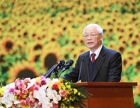 Tổng Bí thư, Chủ tịch nước Nguyễn Phú Trọng phát biểu tại Lễ kỷ niệm 90 năm Ngày thành lập Đảng (3/2/1930-3/2/2020) 