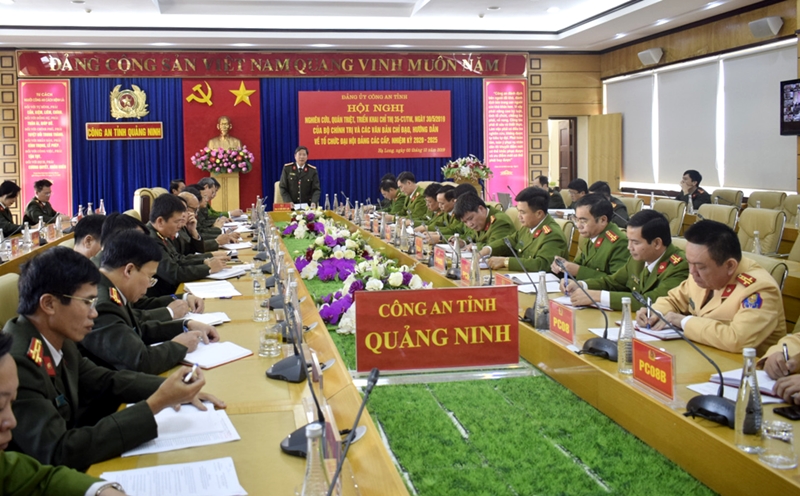 Công an tỉnh Quảng Ninh triển khai công tác bảo đảm an ninh trật tự