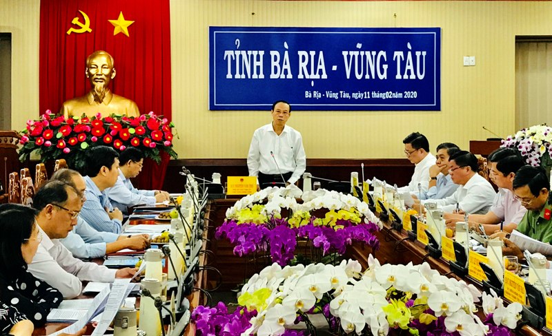 Một cuộc họp của Ủy ban nhân dân tỉnh Bà Rịa Vũng Tàu
