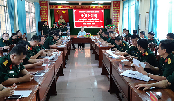 Một hội nghị của Đảng ủy Quân sự tỉnh Đồng Nai