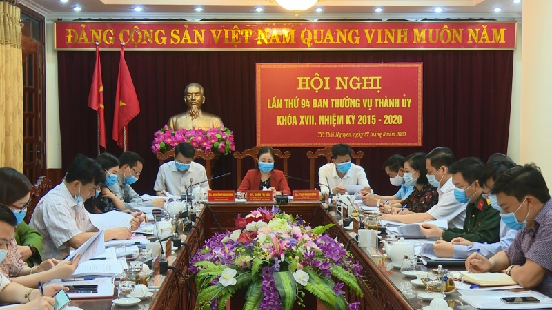 Hội nghị lần thứ 94 Ban Thường vụ Thành ủy Thái Nguyên khóa 17