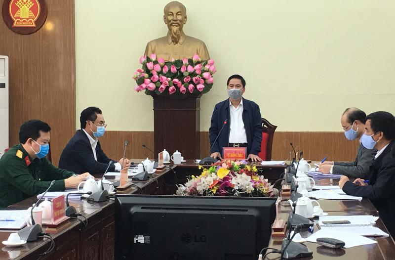Một cuộc họp của Ủy ban nhân dân tỉnh Thái Nguyên