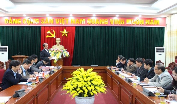 Đoàn công tác của Ban Nội chính Trung ương khảo sát, nắm bắt tình hình việc người đứng đầu cấp ủy tiếp dân tại Thị ủy Phú Thọ