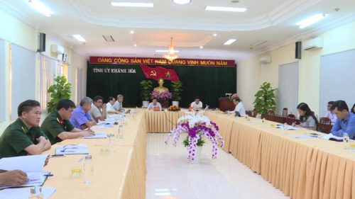 Hội nghị giao ban công tác nội chính Quý I/2020 tỉnh Khánh Hòa.