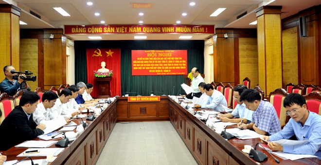 Hội nghị sơ kết 5 năm thực hiện các quy chế phối hợp giữa Ban Nội chính Tỉnh ủy Tuyên Quang với Ủy ban Kiểm tra Tỉnh ủy và các cơ quan khối nội chính
