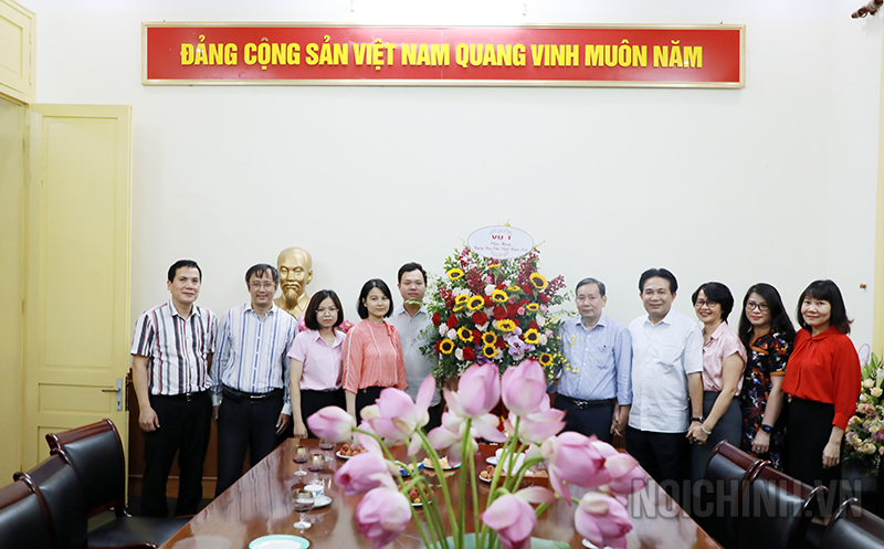 Vụ Theo dõi xử lý các vụ án, vụ việc chúc mừng Tạp chí Nội chính nhân kỷ niệm 95 năm Ngày Báo chí cách mạng Việt Nam