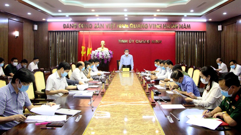 Một Hội nghị giao ban Thường trực Tỉnh ủy Quảng Ninh