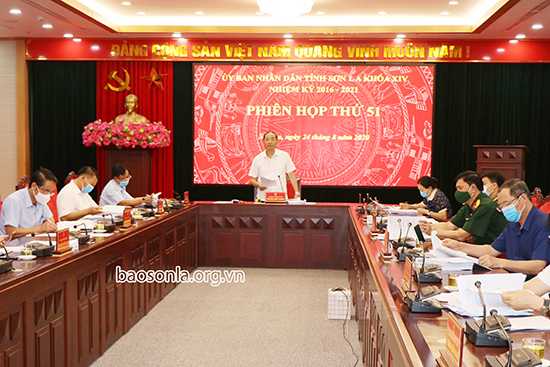 Một Hội nghị của Ủy ban nhân dân tỉnh Sơn La