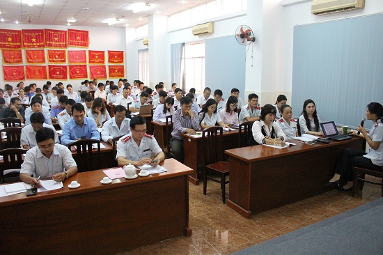 Các đại biểu tham dự Hội nghị tập huấn đánh giá công tác phòng, chống tham nhũng cấp tỉnh năm 2019 tại Kiên Giang 