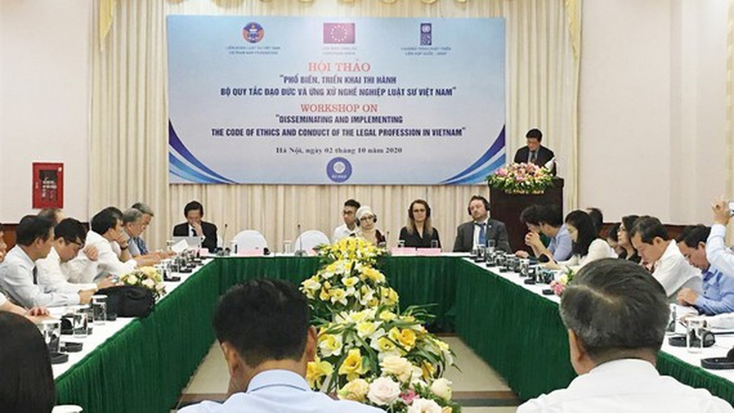 Hội nghị triển khai thi hành Bộ Quy tắc đạo đức và ứng xử nghề nghiệp luật sư Việt Nam 