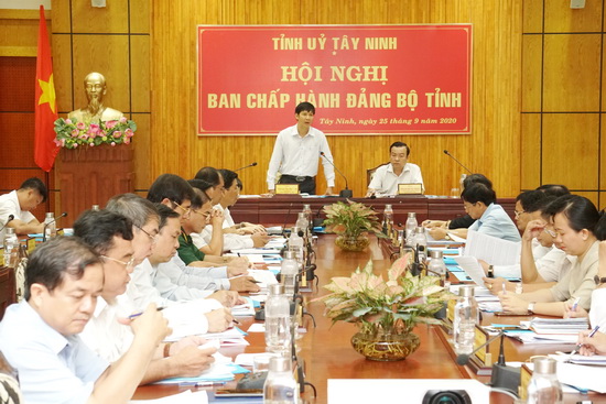 Một Hội nghị Ban Chấp hành Đảng bộ tỉnh Tây Ninh