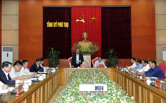 Ban Chỉ đạo Trung ương về phòng, chống tham nhũng kiểm tra tại tỉnh Phú Thọ 