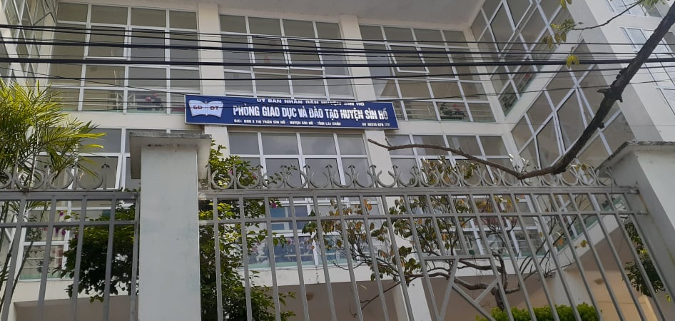 Phòng Giáo dục và Đào tạo huyện Sìn Hồ, tỉnh Lai Châu, nơi xảy ra vụ án tham ô 26,5 tỷ đồng từ tiền hỗ trợ chính sách cho học sinh nghèo, dân tộc ít người