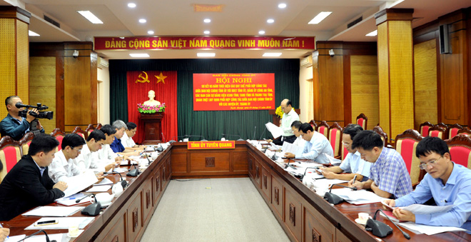 Hội nghị sơ kết 5 năm thực hiện các quy chế phối hợp giữa Ban Nội chính Tỉnh ủy Tuyên Quang với Ủy ban Kiểm tra Tỉnh ủy, Công an tỉnh, Viện Kiểm sát nhân dân, Tòa án nhân dân và Thanh tra tỉnh (tháng 11/2019)