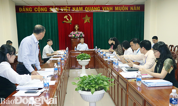 Một cuộc họp của UBND tỉnh Đồng Nai