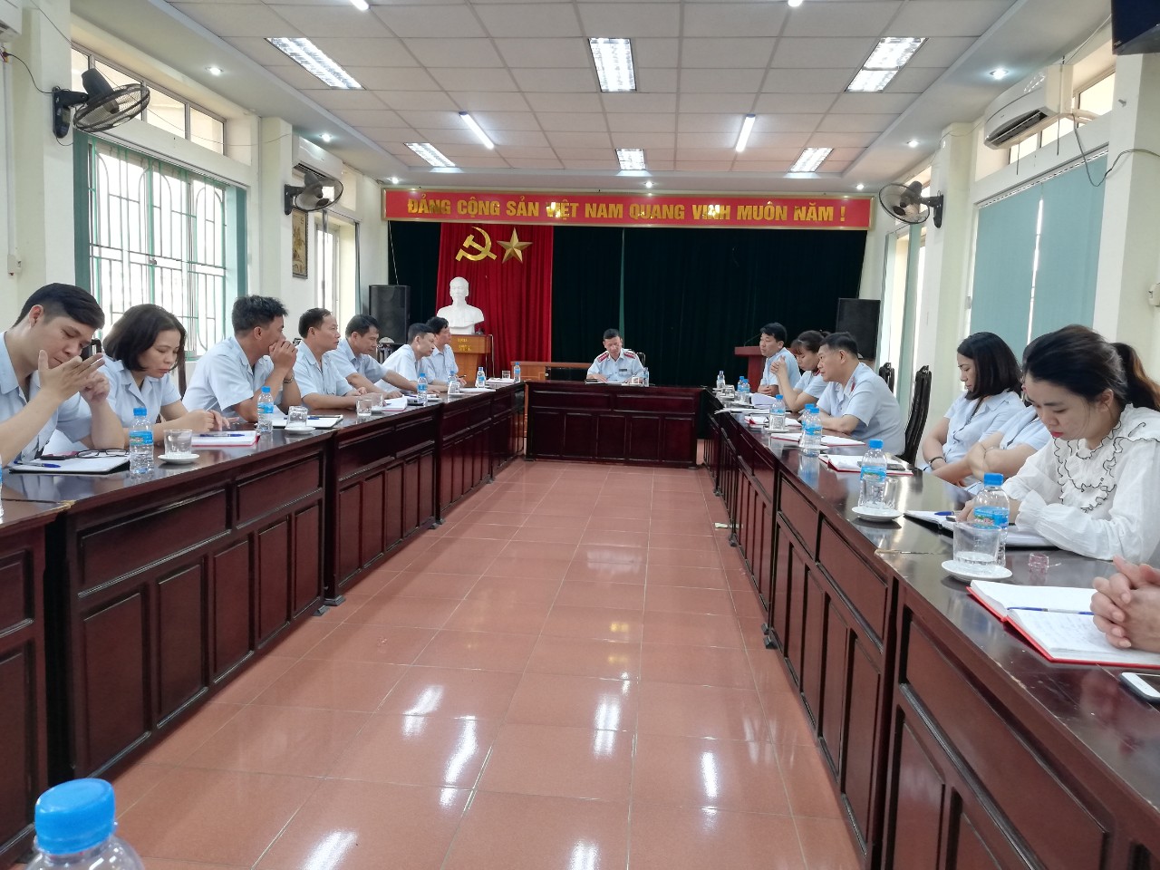 Một cuộc họp của Thanh tra tỉnh Cao Bằng