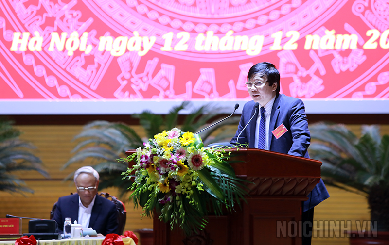 Đồng chí Hồ Quang Lợi, Phó Chủ tịch Thường trực Hội Nhà báo Việt Nam