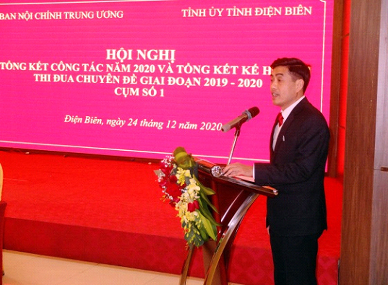 Đồng chí Tẩn Minh Long, Phó trưởng Ban Nội chính Tỉnh ủy Điện Biên