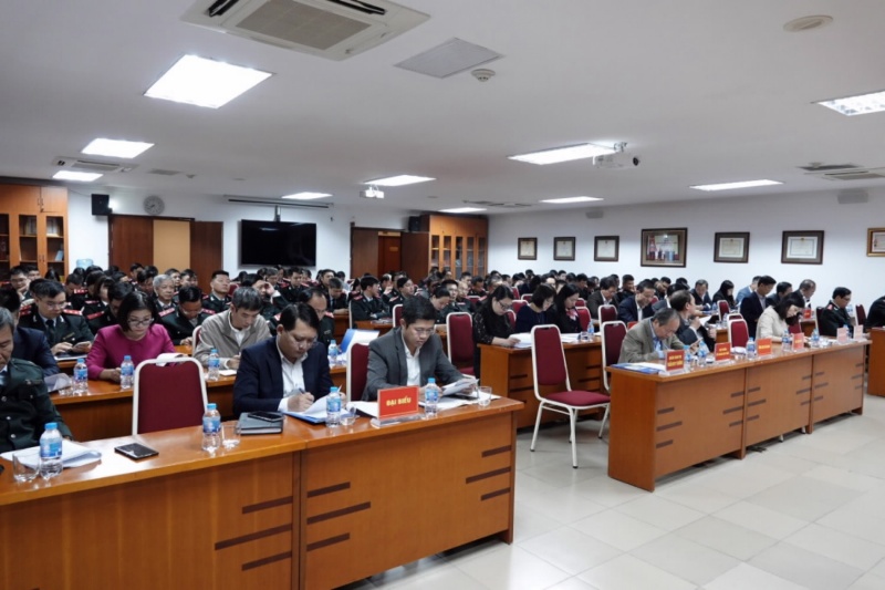 Các đại biểu dự Hội nghị triển khai công tác thanh tra năm 2021 của Bộ Tài chính