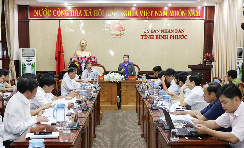 Một Hội nghị của Ủy ban nhân dân tỉnh Bình Phước