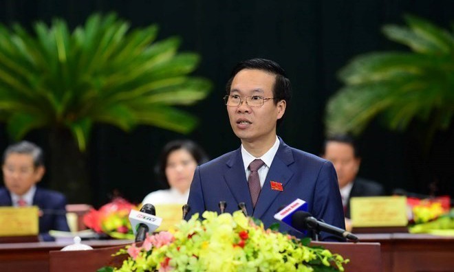 Đồng chí Võ Văn Thưởng, Ủy viên Bộ Chính trị, Bí thư Trung ương Đảng, Trưởng Ban Tuyên giáo Trung ương