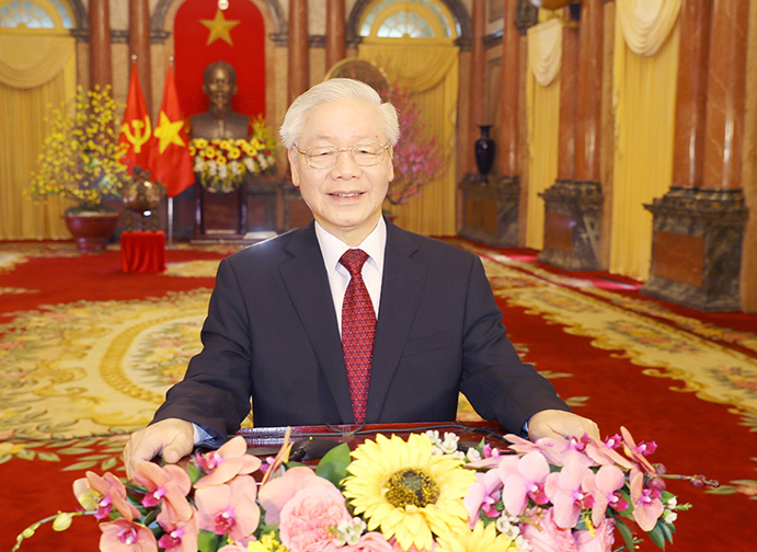 Đồng chí Tổng Bí thư, Chủ tịch nước Nguyễn Phú Trọng (Ảnh: Trí Dũng/TTXVN)