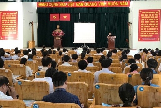 Một Hội nghị tập huấn Luật Phòng, chống tham nhũng tại huyện Cần Giờ, TP. Hồ Chí Minh