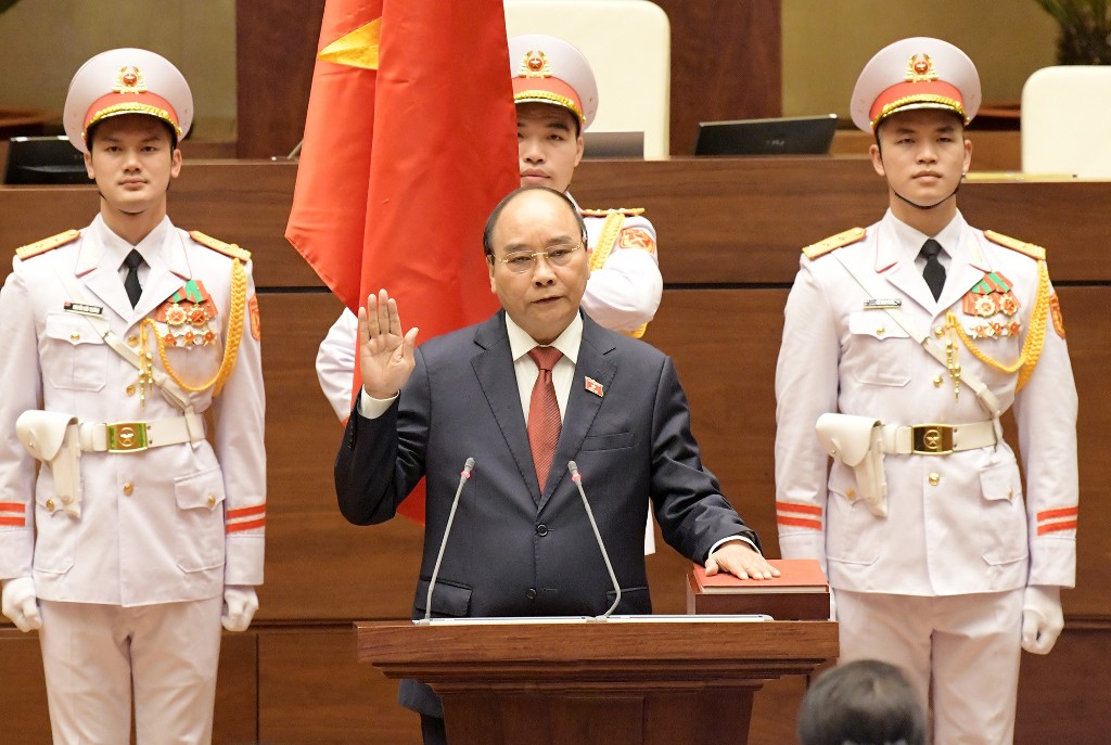 Đồng chí Nguyễn Xuân Phúc tuyên thệ nhậm chức