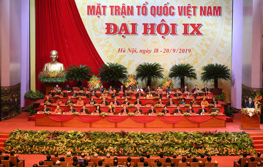 Đại hội đại biểu toàn quốc Mặt trận Tổ quốc Việt Nam lần thứ IX, nhiệm kỳ 2019-2024