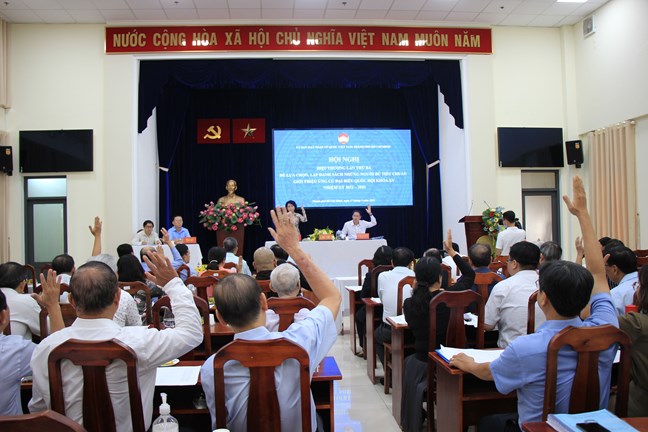 Ủy ban MTTQ Việt Nam thành phố Hồ Chí Minh tổ chức Hội nghị hiệp thương lần thứ ba