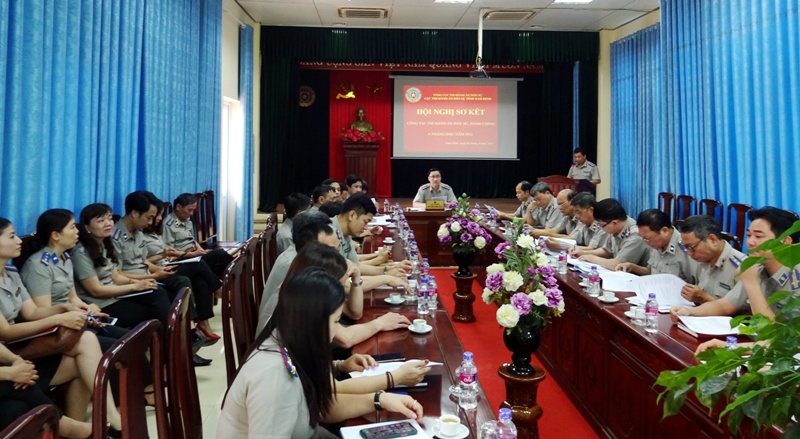 Cục thi hành án dân sự tỉnh Nam Định tổ chức Hội nghị Sơ kết công tác thi hành án dân sự, theo dõi thi hành án hành chính (tháng 4/2021)