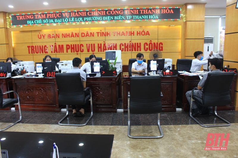 Trung tâm Phục vụ hành chính công tỉnh Thanh Hóa 