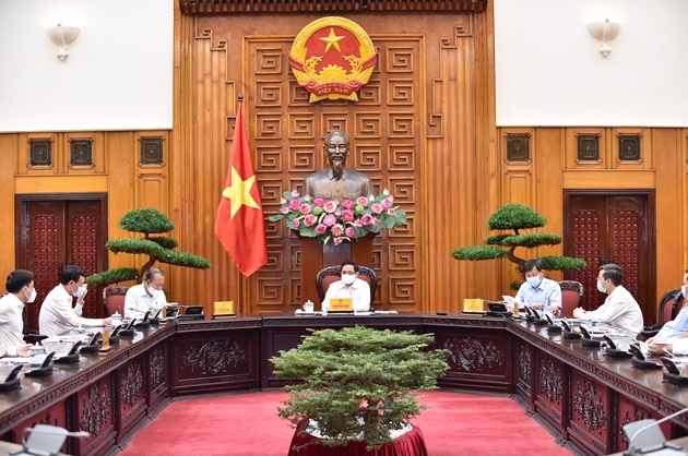 Thủ tướng Chính phủ Phạm Minh Chính làm việc với lãnh đạo Thanh tra Chính phủ 