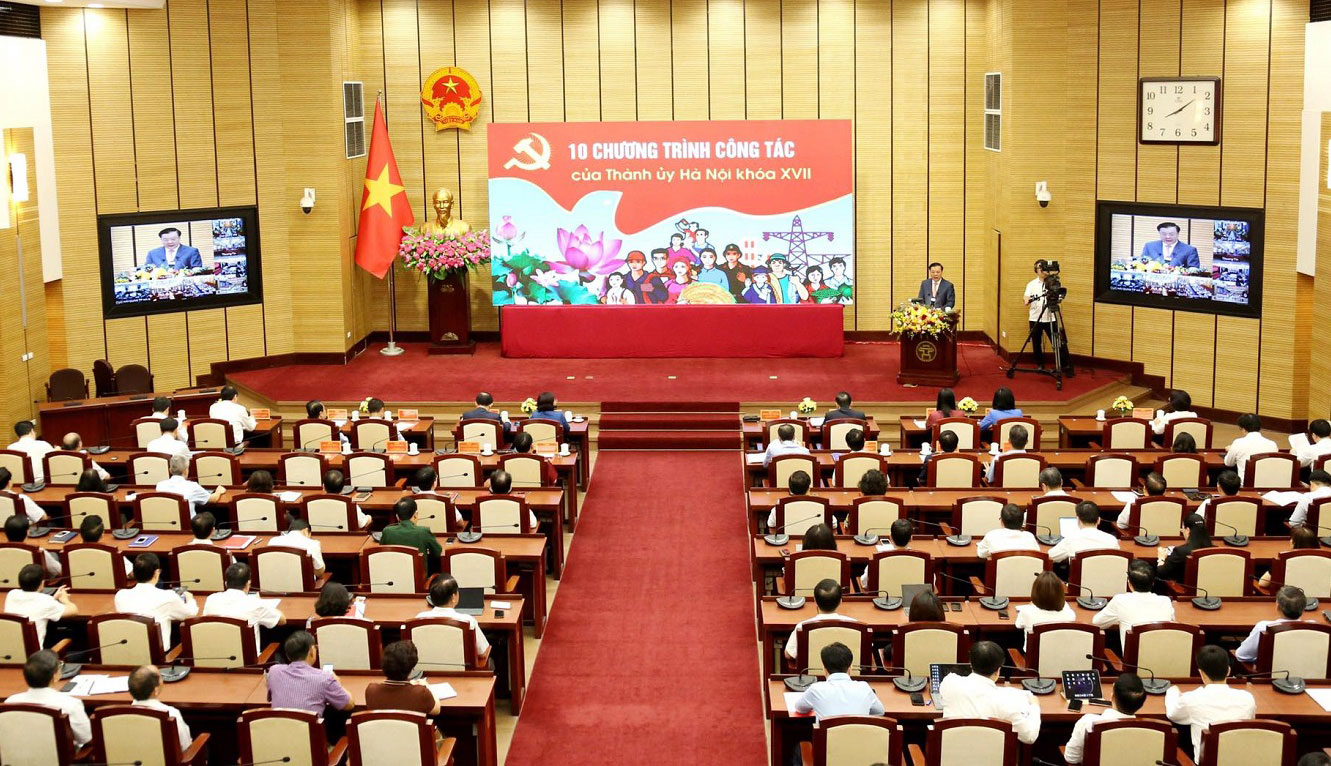 Một Hội nghị của Thành ủy Hà Nội