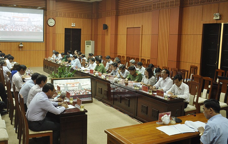 Hội nghị trực tuyến toàn quốc thực hiện Chỉ thị 05 của Bộ Chính trị điểm cầu tỉnh Quảng Nam