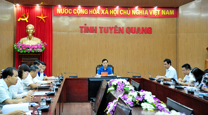 Hội nghị trực tuyến công bố Chỉ số cải cách hành chính và Chỉ số hài lòng của người dân, tổ chức đối với sự phục vụ của cơ quan hành chính nhà nước điểm cầu tỉnh Tuyên Quang