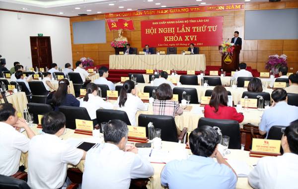 Hội nghị Ban Chấp hành Đảng bộ tỉnh Lào Cai lần thứ 4 (khóa XVI)