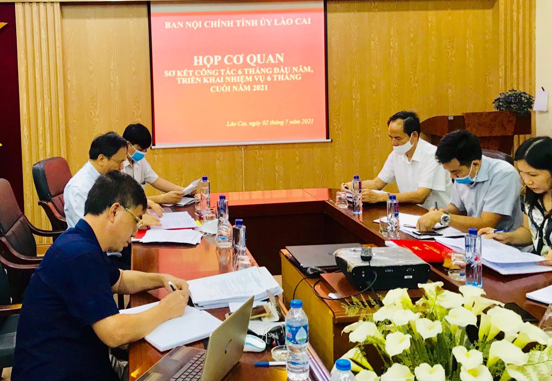 Ban Nội chính Tỉnh ủy Lào Cai sơ kết công tác 6 tháng đầu năm, triển khai nhiệm vụ 6 tháng cuối năm 2021