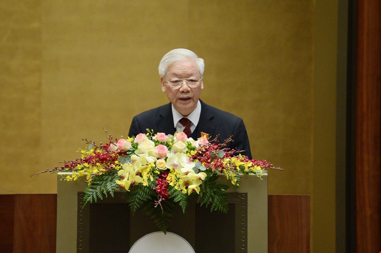 Tổng Bí thư Nguyễn Phú Trọng phát biểu tại Phiên khai mạc Kỳ họp thứ Nhất, Quốc hội Khóa XV