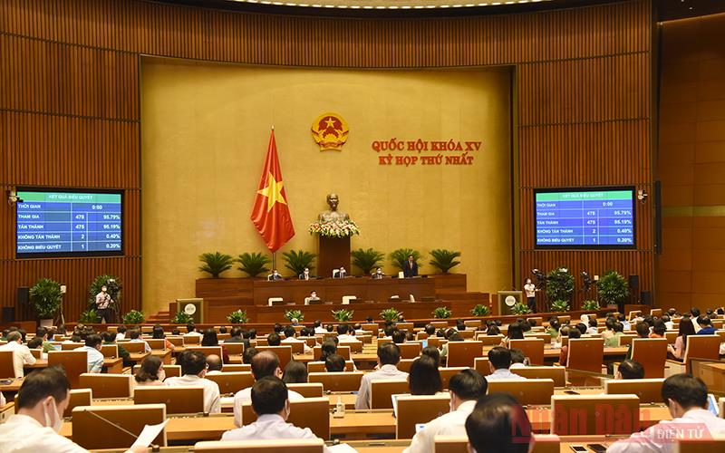 Quốc hội biểu quyết thông qua Nghị quyết về Chương trình giám sát của Quốc hội năm 2022