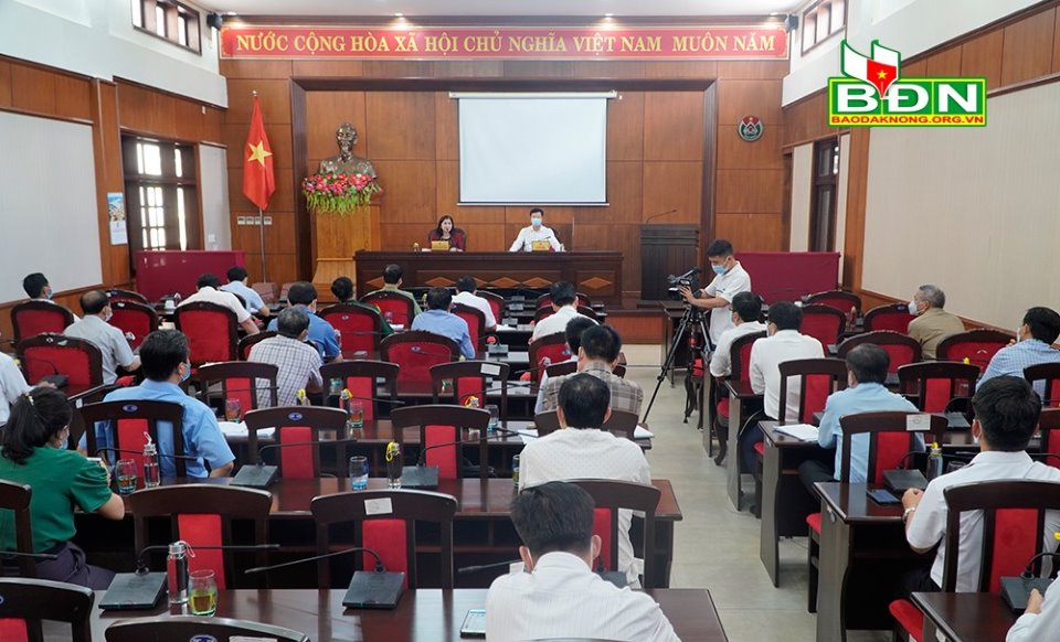 Một Hội nghị của UBND tỉnh Đắk Nông