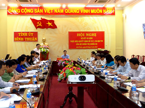Bình Thuận công khai, minh bạch trong hoạt động của các cơ quan, tổ chức, đơn vị nhằm phòng ngừa tham nhũng