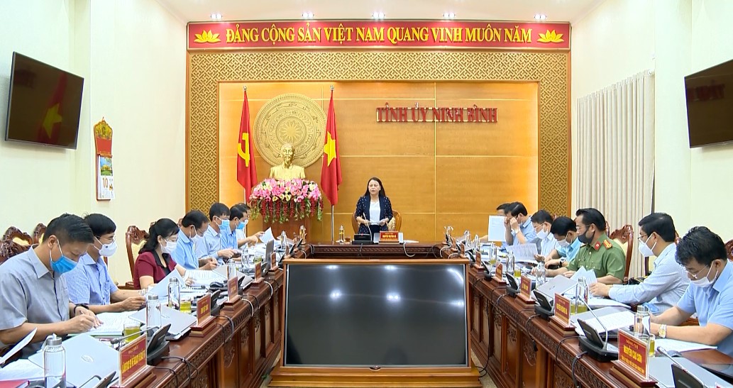 Hội nghị Ban Thường vụ Tỉnh ủy Ninh Bình