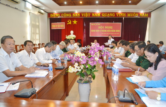 Một Hội nghị của Tỉnh ủy Tây Ninh