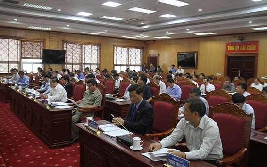 Một Hội nghị của Tỉnh ủy Lai Châu