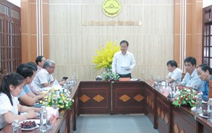 Một cuộc họp của Ủy ban nhân dân tỉnh Quảng Nam